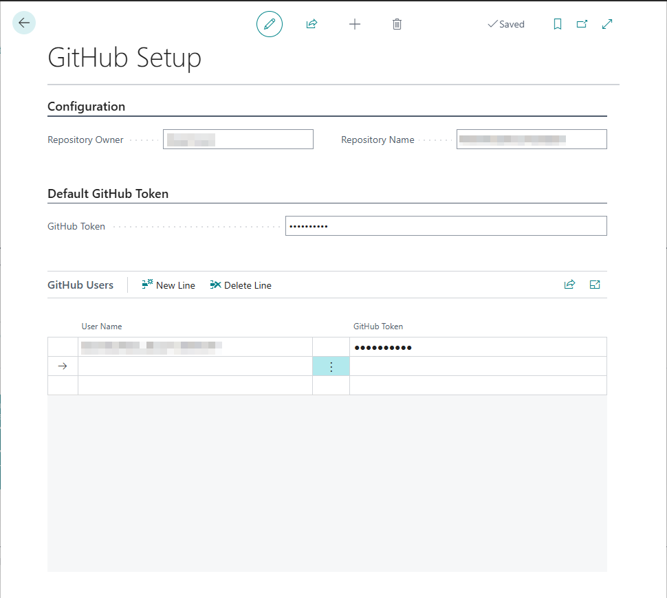 GitHub Setup Screenshot