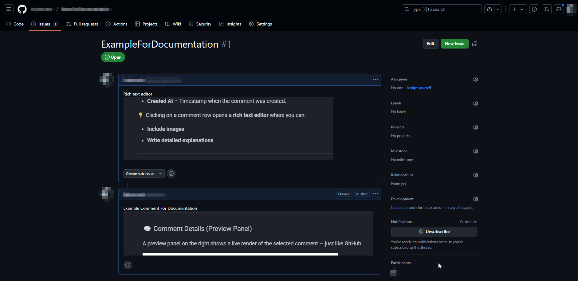 GitHub View