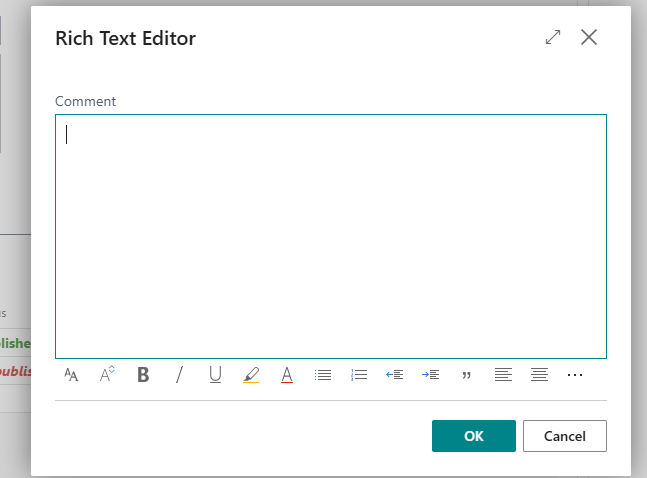 Rich Text Editor